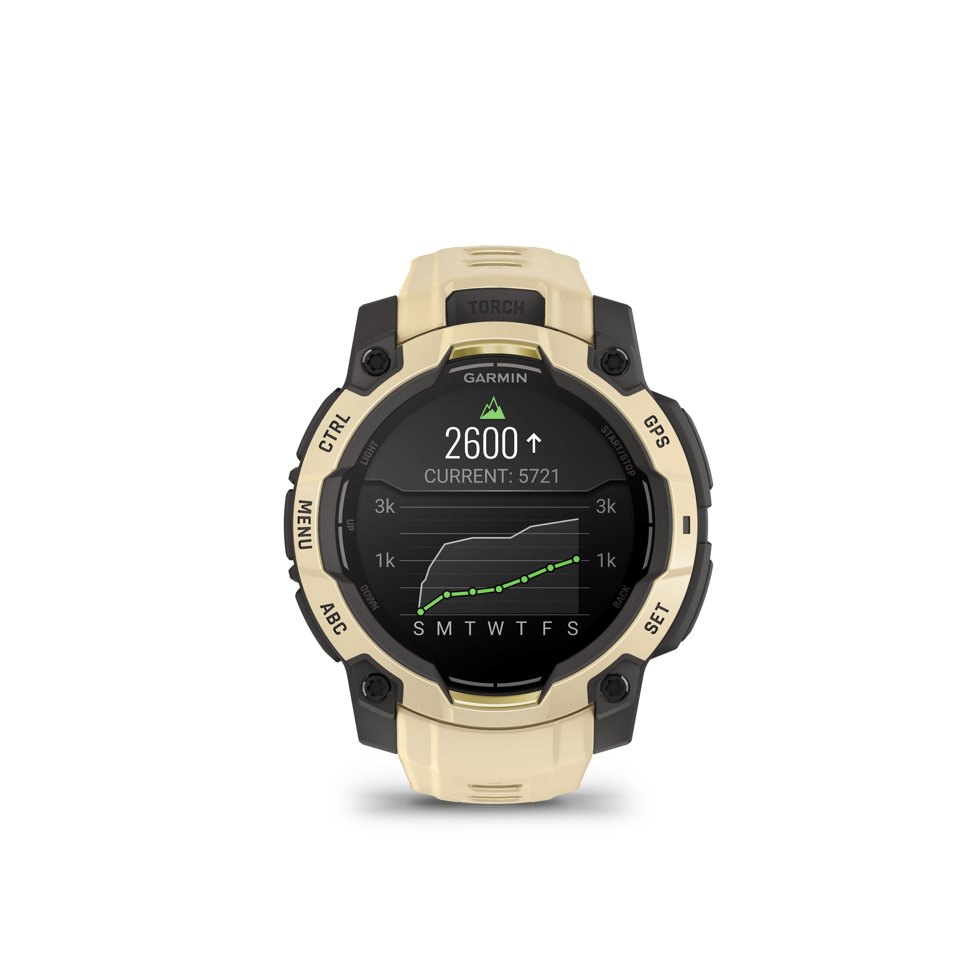 Garmin Instinct 3 – 45 mm, AMOLED, Citrine z paskiem w kolorze Citrine