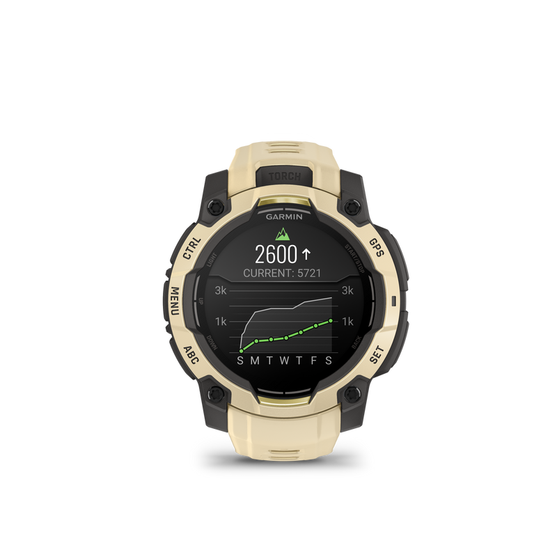 Garmin Instinct 3 – 45 mm, AMOLED, Citrine z paskiem w kolorze Citrine