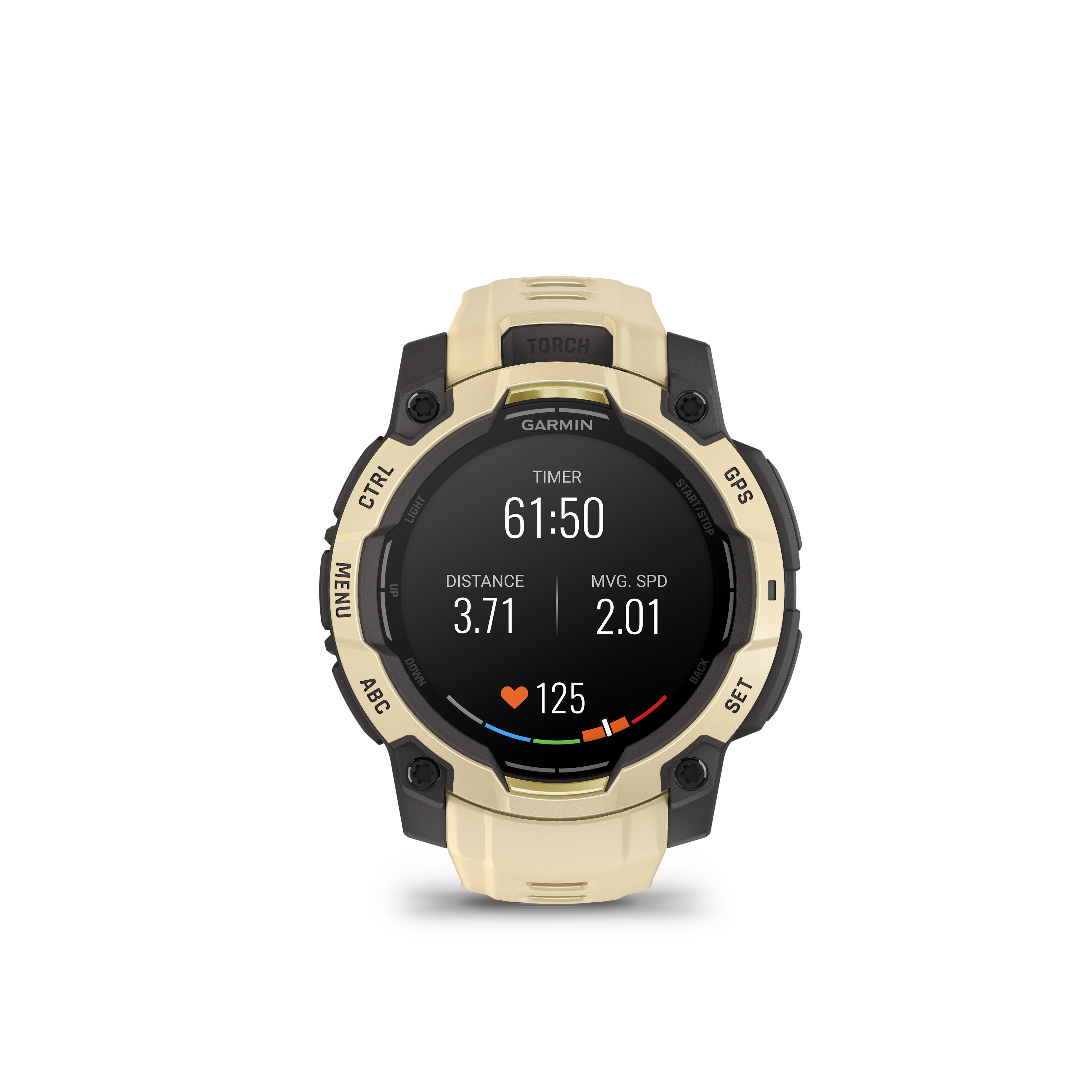 Garmin Instinct 3 – 45 mm, AMOLED, Citrine z paskiem w kolorze Citrine