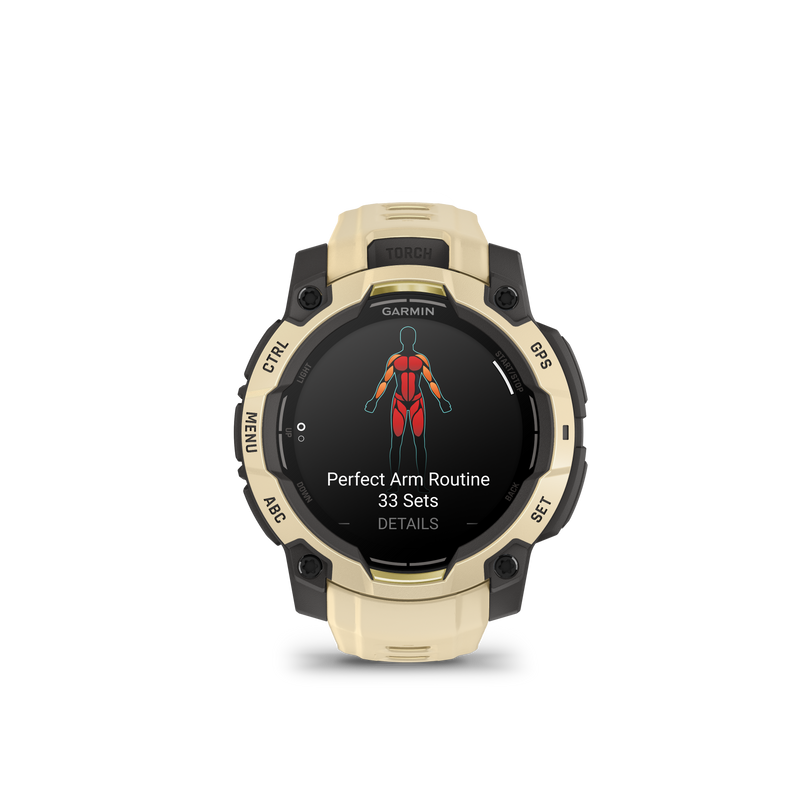 Garmin Instinct 3 – 45 mm, AMOLED, Citrine z paskiem w kolorze Citrine
