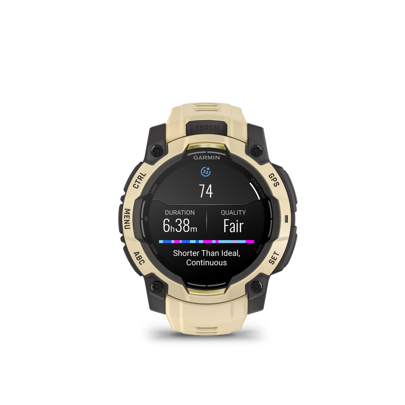 Garmin Instinct 3 – 45 mm, AMOLED, Citrine z paskiem w kolorze Citrine