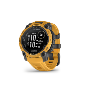 Garmin Instinct 3 – 45 mm, Solar, Sunburst z paskiem w kolorze Sunburst / Grey
