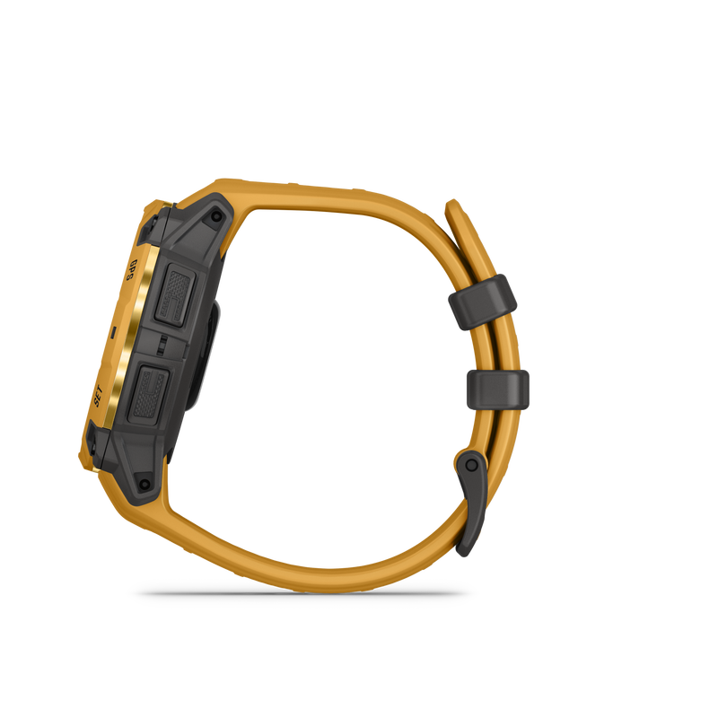 Garmin Instinct 3 – 45 mm, Solar, Sunburst z paskiem w kolorze Sunburst / Grey