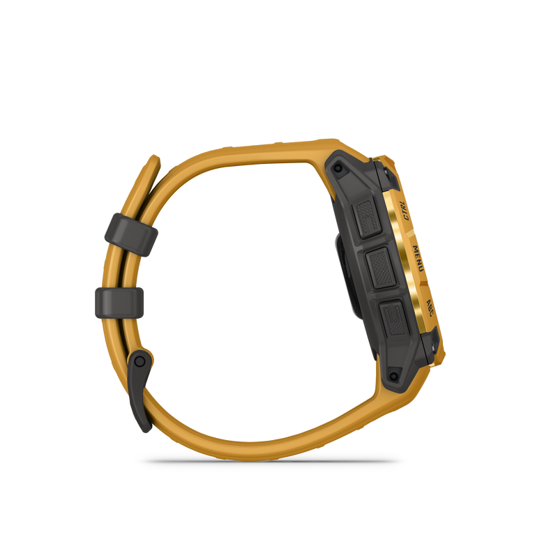 Garmin Instinct 3 – 45 mm, Solar, Sunburst z paskiem w kolorze Sunburst / Grey