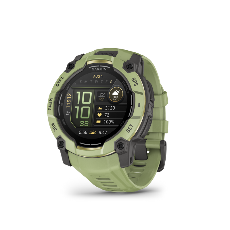 Garmin Instinct 3 – 50 mm, AMOLED, Fern Green z paskiem w kolorze Fern green