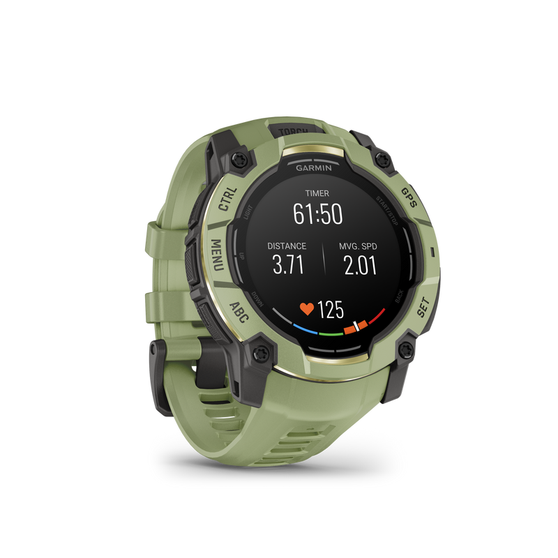 Garmin Instinct 3 – 50 mm, AMOLED, Fern Green z paskiem w kolorze Fern green