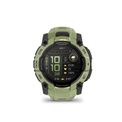 Garmin Instinct 3 – 50 mm, AMOLED, Fern Green z paskiem w kolorze Fern green