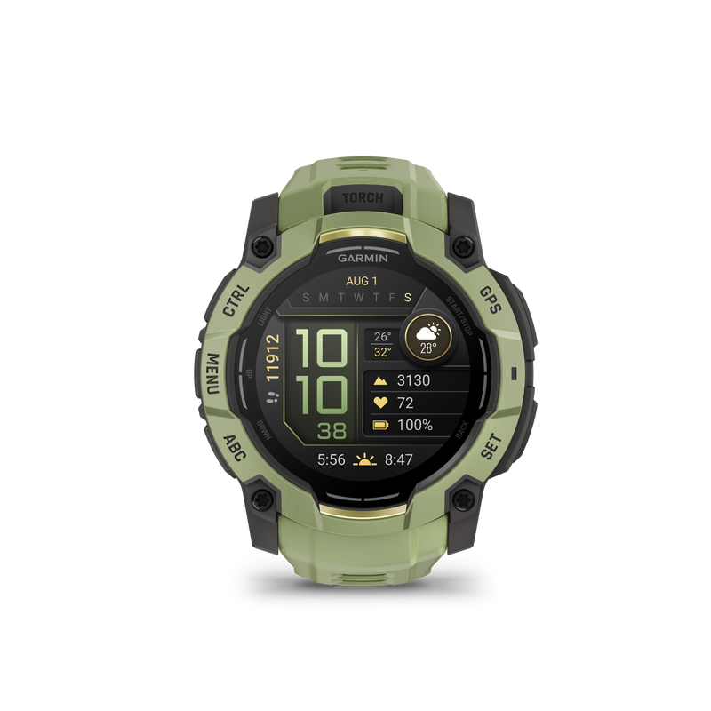 Garmin Instinct 3 – 50 mm, AMOLED, Fern Green z paskiem w kolorze Fern green