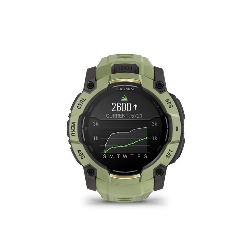 Garmin Instinct 3 – 50 mm, AMOLED, Fern Green z paskiem w kolorze Fern green