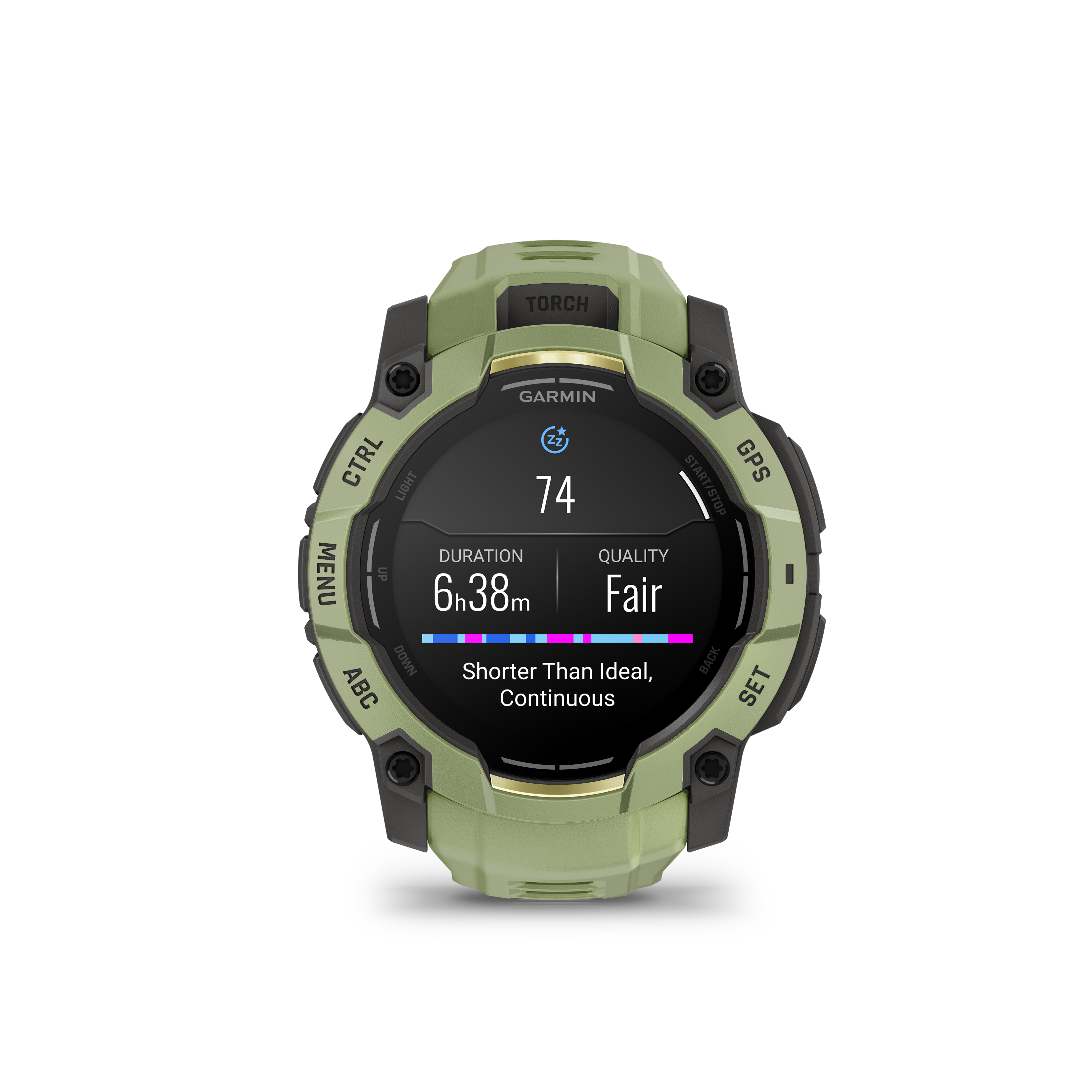 Garmin Instinct 3 – 50 mm, AMOLED, Fern Green z paskiem w kolorze Fern green