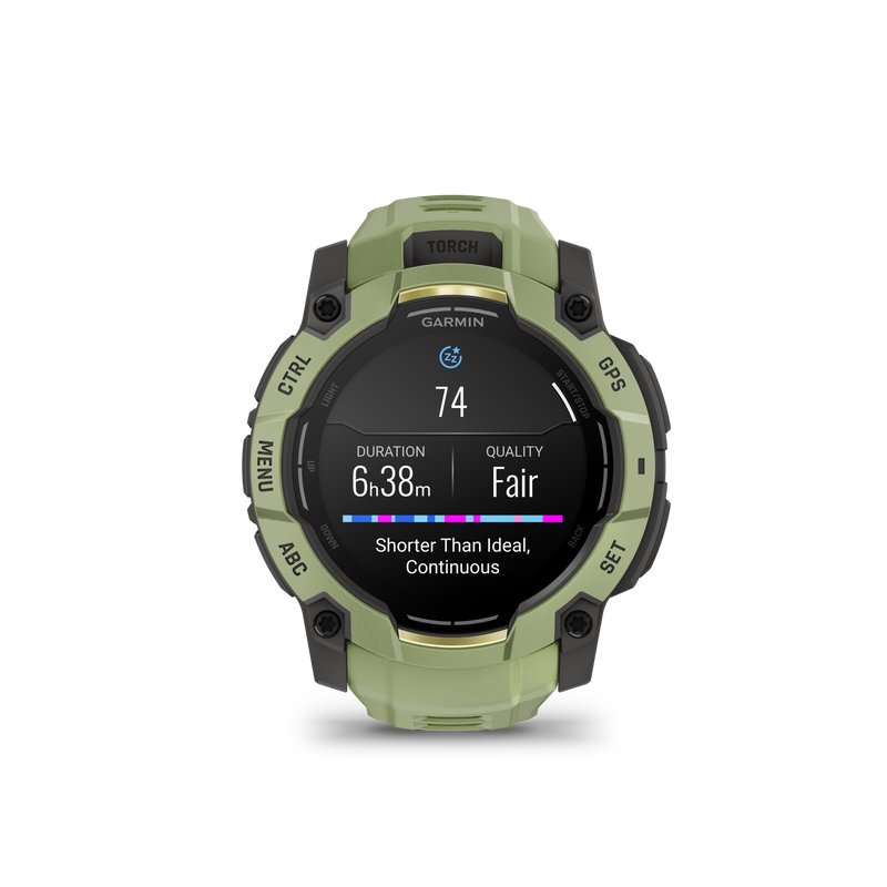 Garmin Instinct 3 – 50 mm, AMOLED, Fern Green z paskiem w kolorze Fern green
