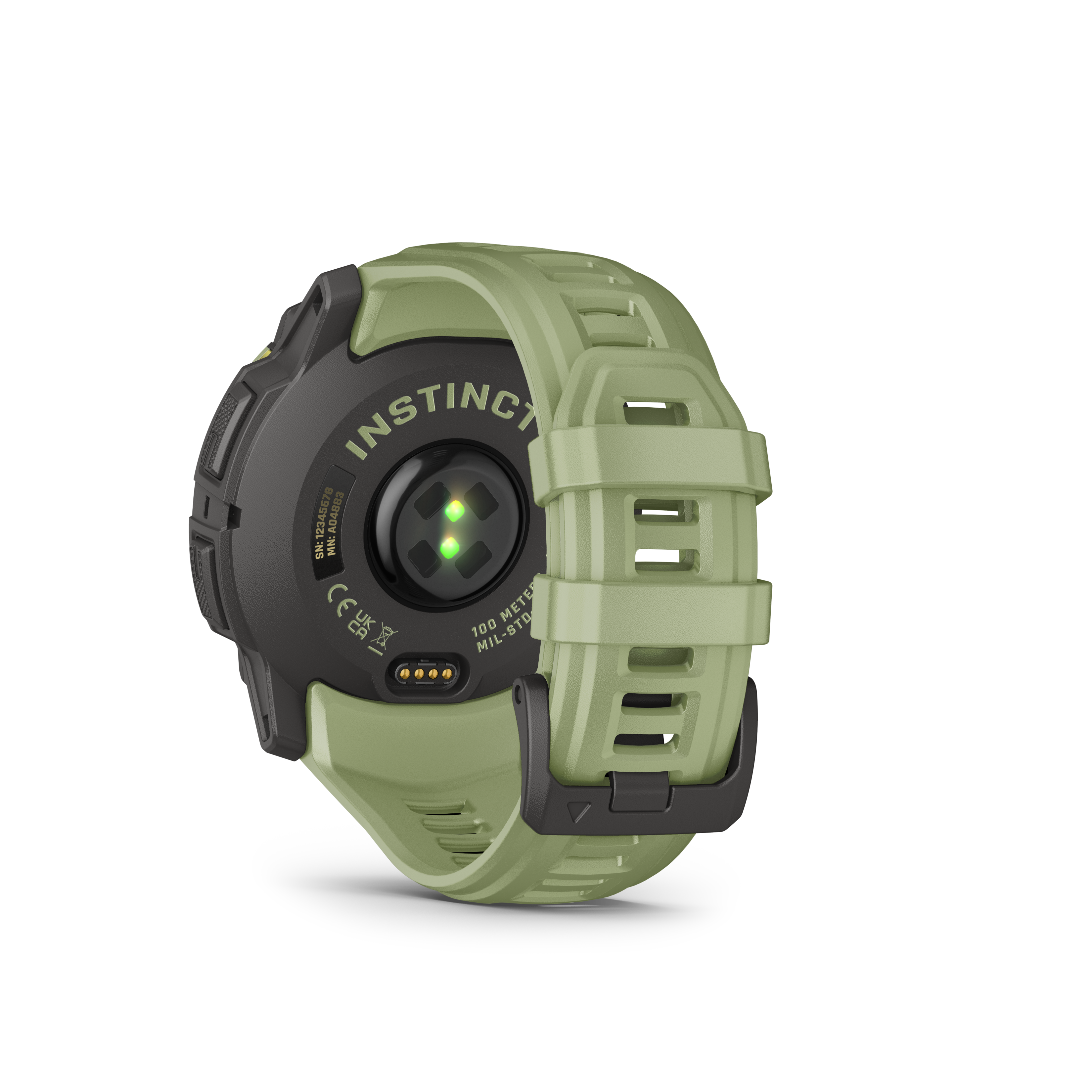 Garmin Instinct 3 – 50 mm, AMOLED, Fern Green z paskiem w kolorze Fern green