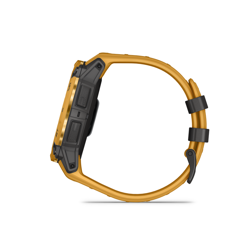 Garmin Instinct 3 – 50 mm, Solar, Sunburst z paskiem w kolorze Sunburst / Grey