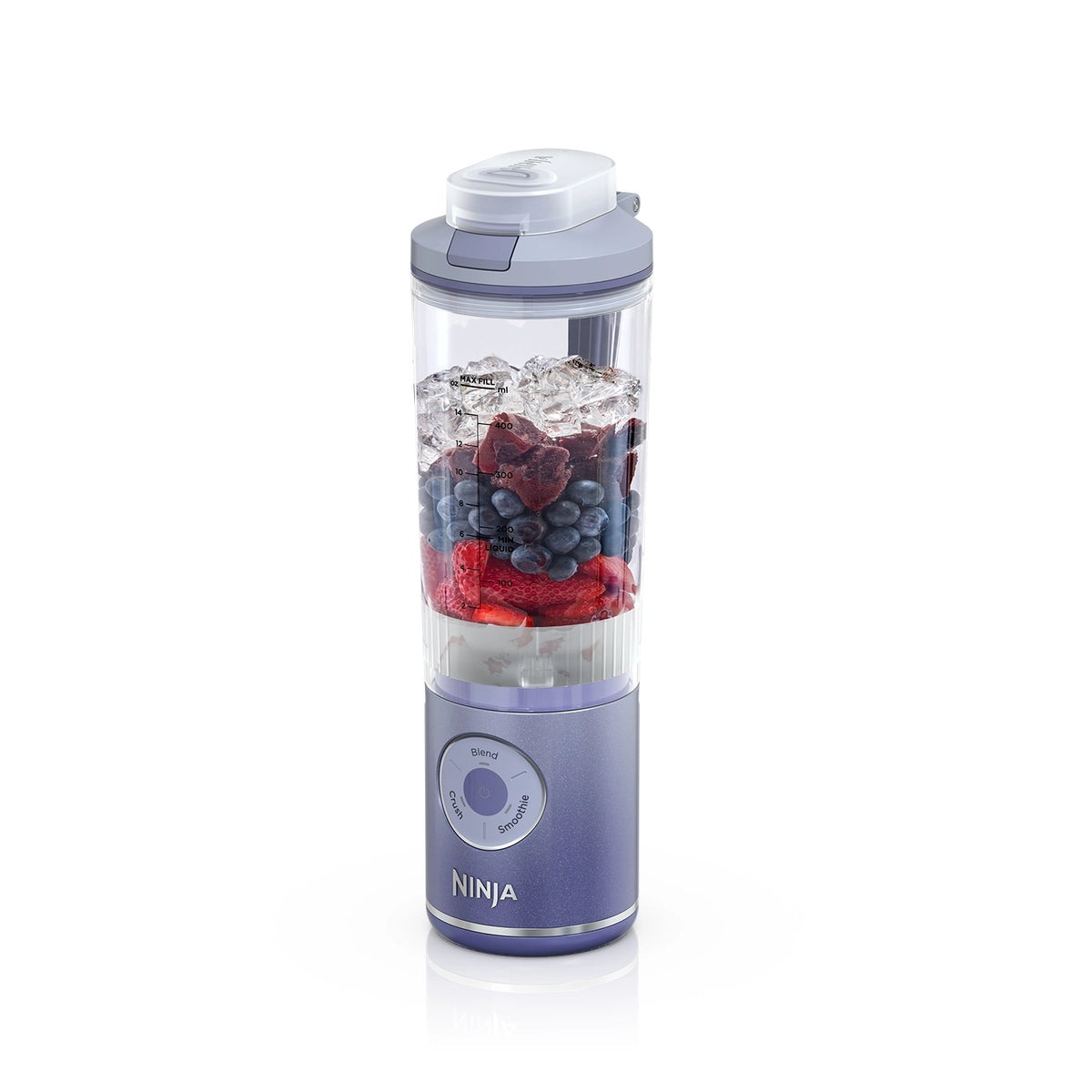 Ninja Blast MAX BC251EULD – Bezprzewodowy blender kielichowy, 570 ml, Fioletowy