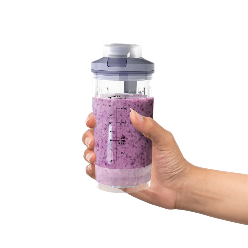 Ninja Blast MAX BC251EULD – Bezprzewodowy blender kielichowy, 570 ml, Fioletowy