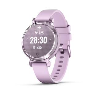 Garmin Lily 2 Metallic Lilac z paskiem silikonowym w kolorze Lilac