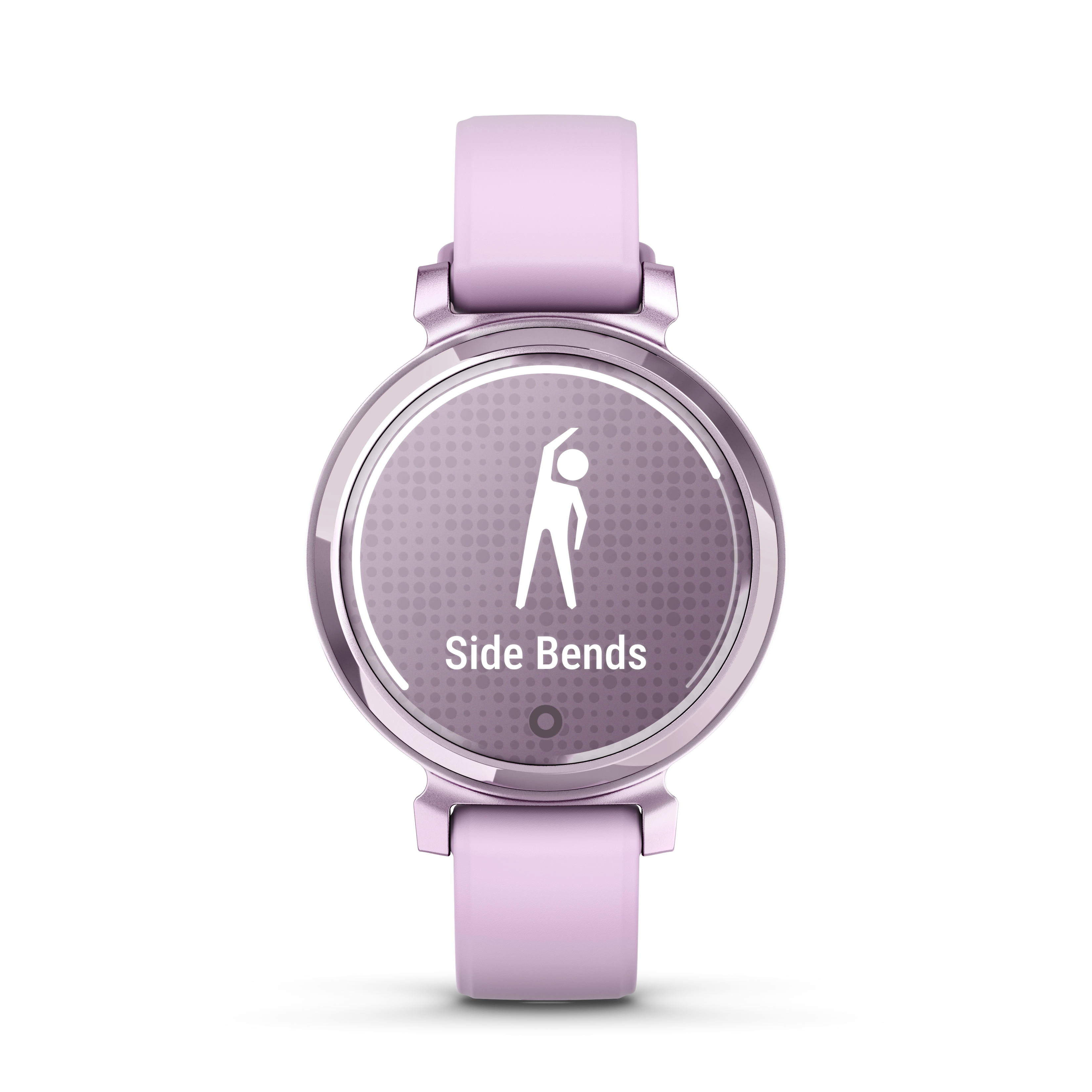 Garmin Lily 2 Metallic Lilac z paskiem silikonowym w kolorze Lilac