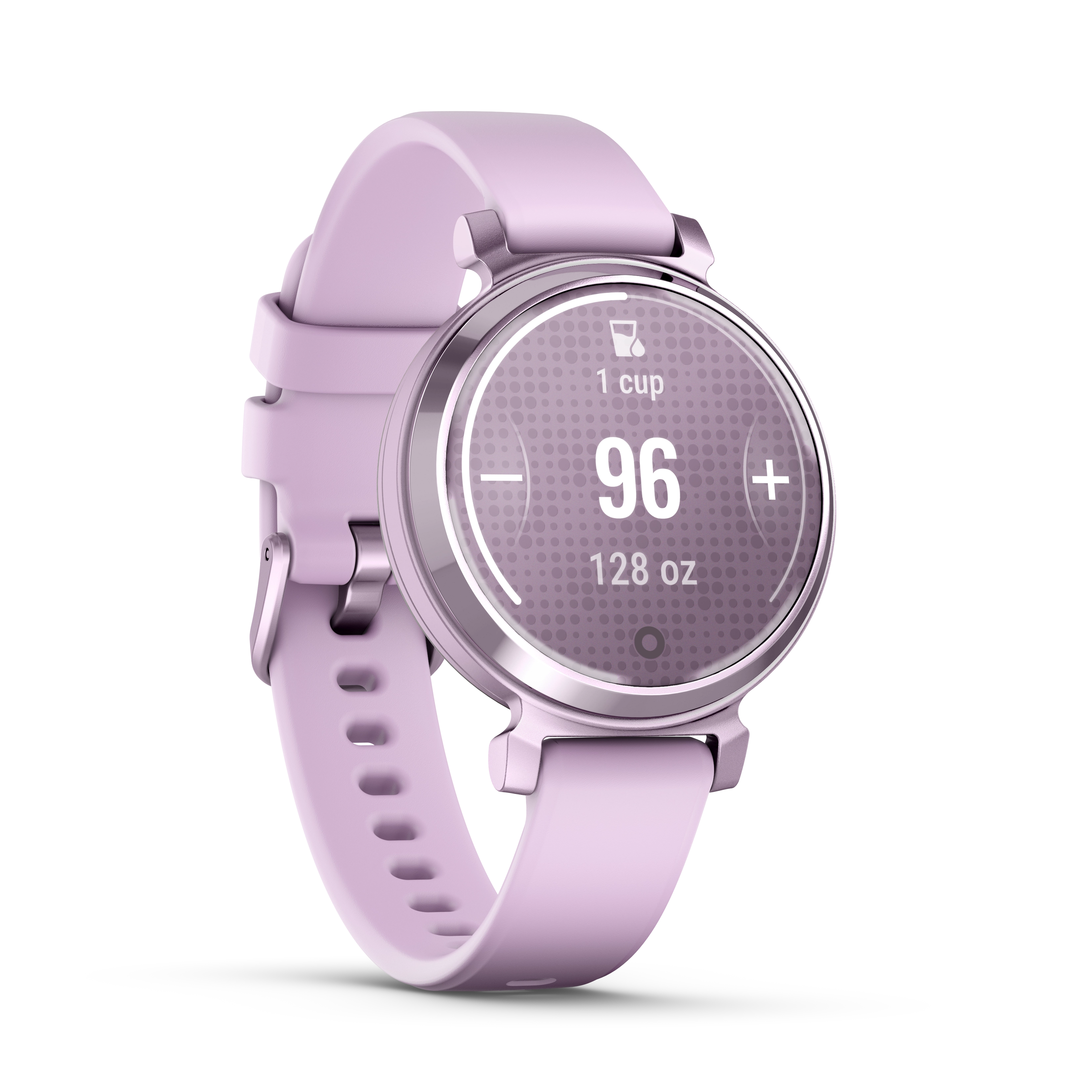 Garmin Lily 2 Metallic Lilac z paskiem silikonowym w kolorze Lilac