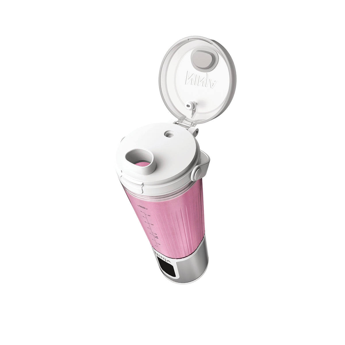 Ninja BC151EUWH - Bezprzewodowy blender kielichowy, 0,53 l, Srebrny