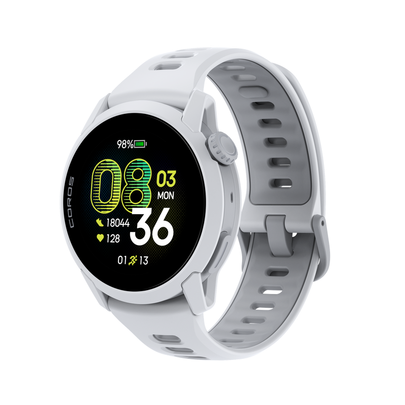 COROS PACE 4 – zegarek sportowy, 43 mm, Biały, pasek silikonowy