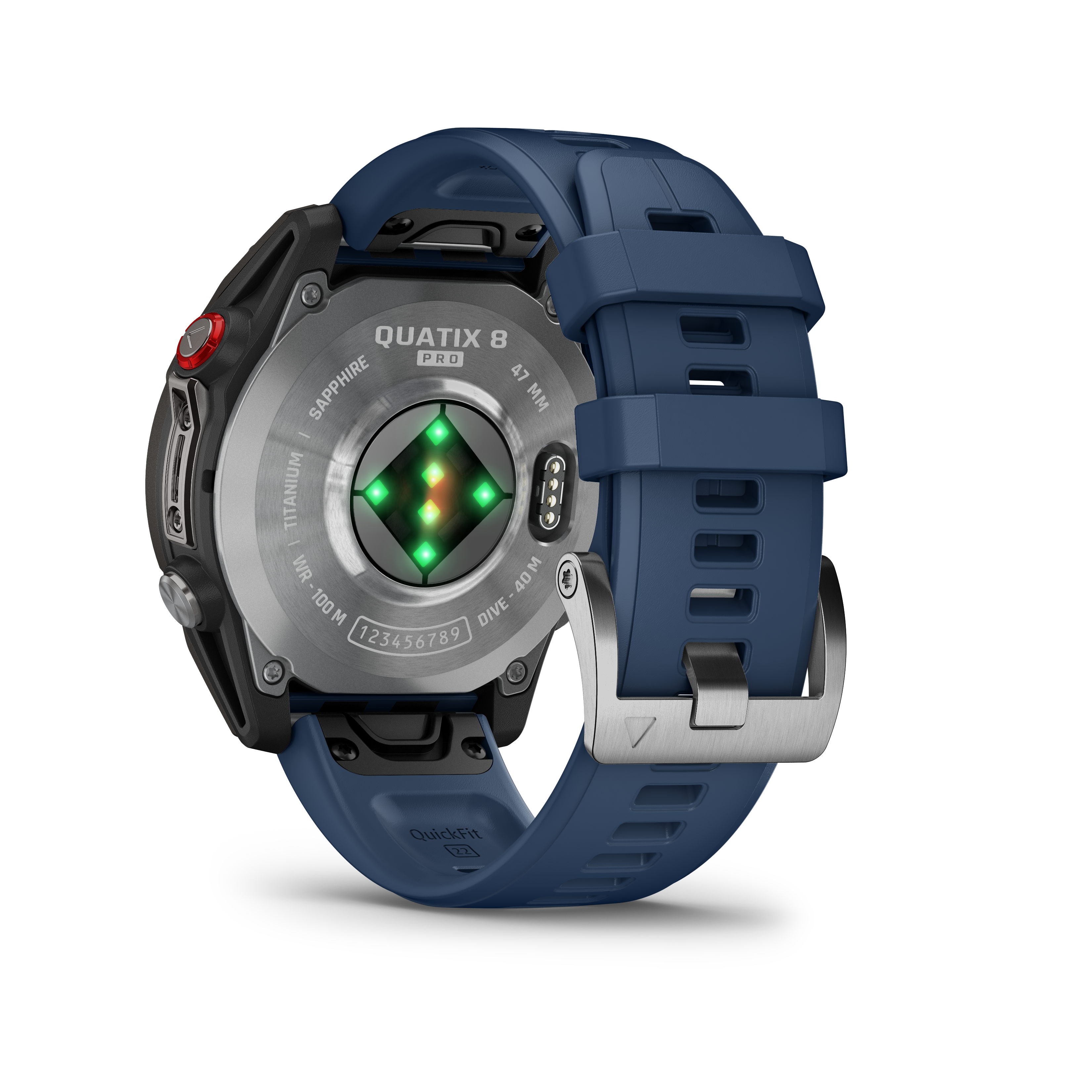 Garmin Smartwatch Quatix 8 Pro 47 mm AMOLED niebieski