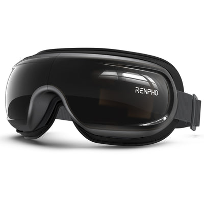 Renpho Edge Eyeris 3 czarny - Inteligentny masażer oczu ze sterowaniem głosowym i maską żelową