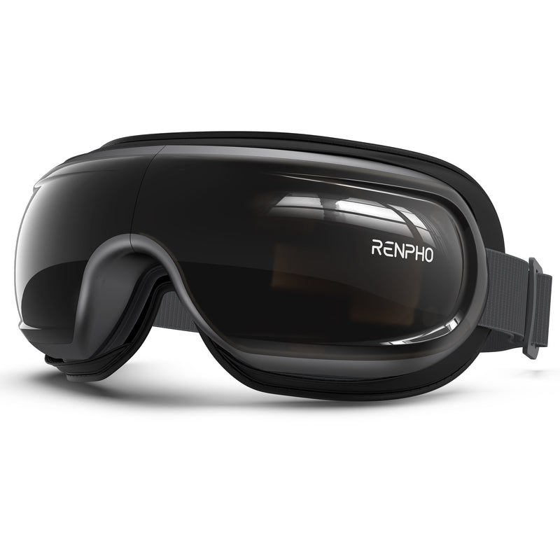 Renpho Edge Eyeris 3 czarny - Inteligentny masażer oczu ze sterowaniem głosowym i maską żelową