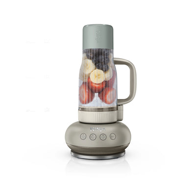 Ninja BlendBoss DB351EUST - Blender kielichowy, 0,65 l, Beżowy