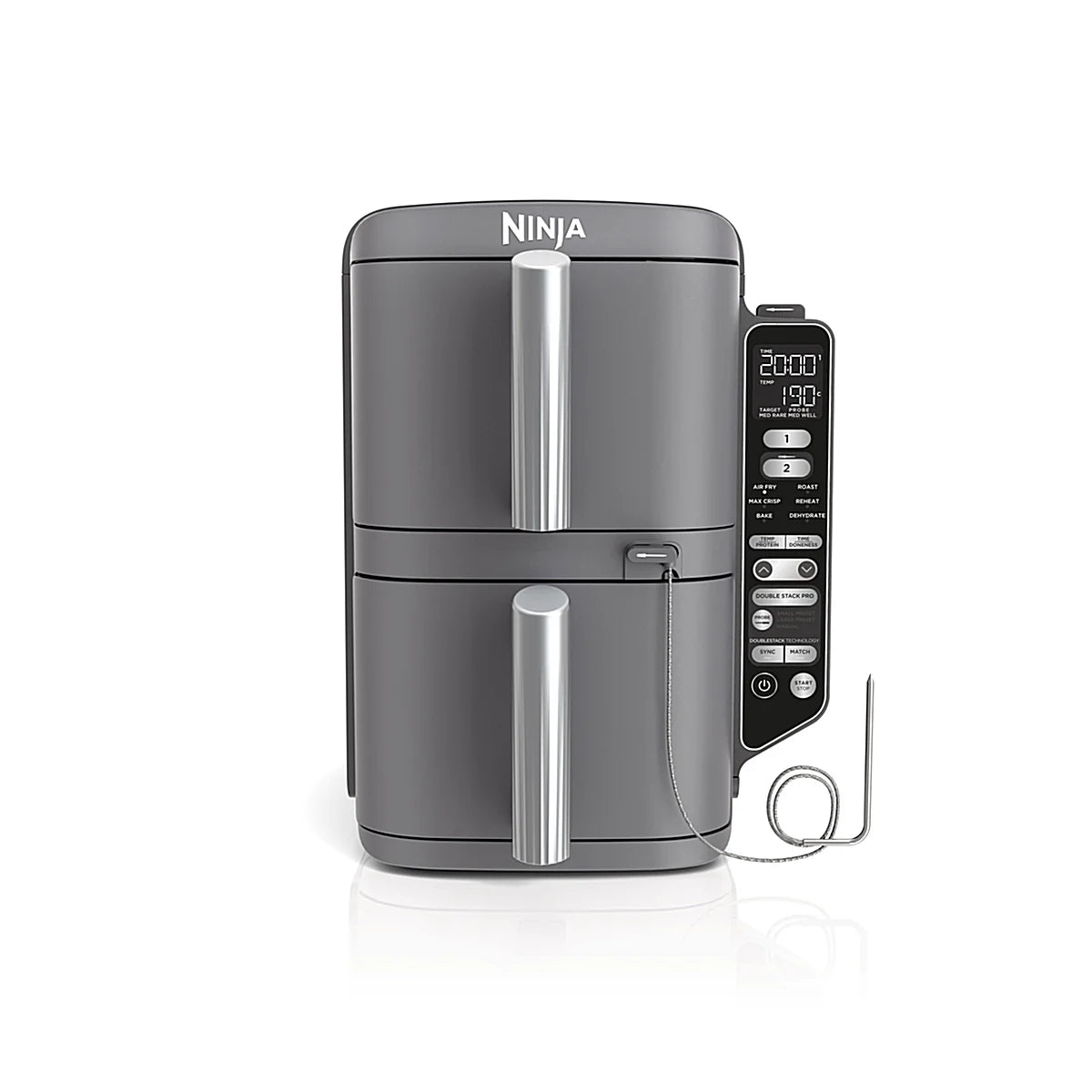 Ninja Frytkownica beztłuszczowa NINJA DoubleStack SL451EU + termometr w komplecie