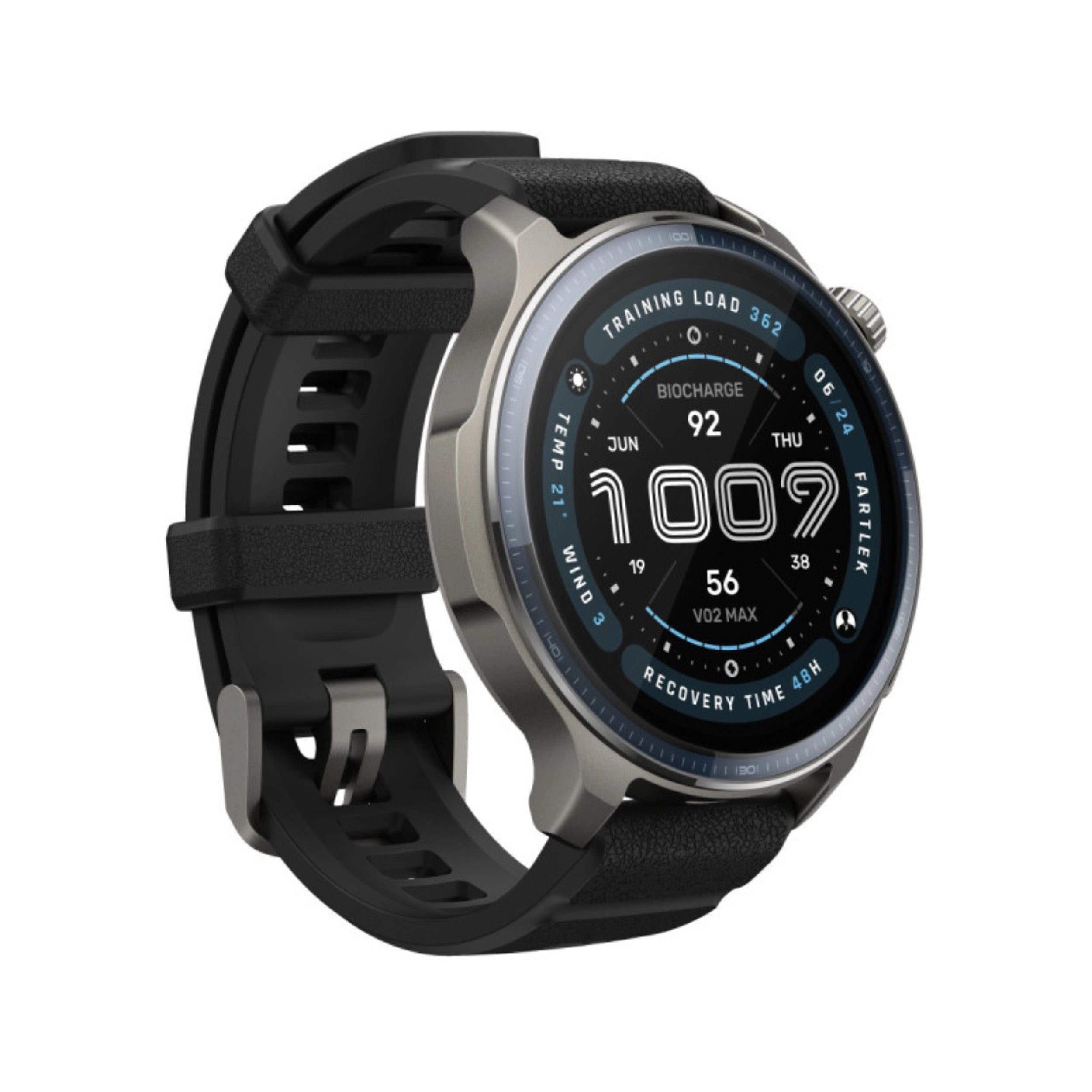 Amazfit Smartwatch Balance 2 NFC SIlikonowy Pasek Czarny