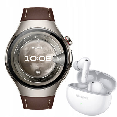 HUAWEI WATCH 5 Classic 46 mm + HUAWEI FreeBuds 6i Białe za 1zł
