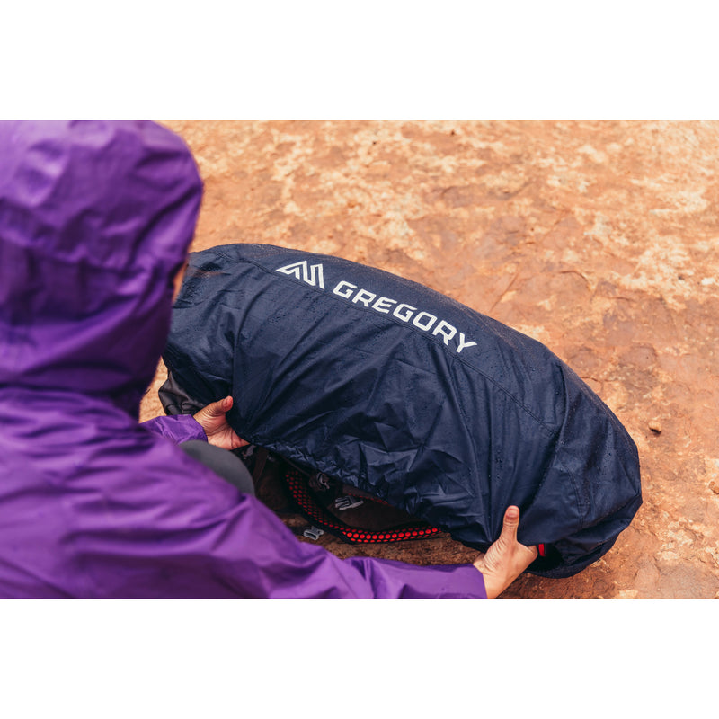 Gregory Raincover 30/50L – pokrowiec przeciwdeszczowy, Obsidian Black