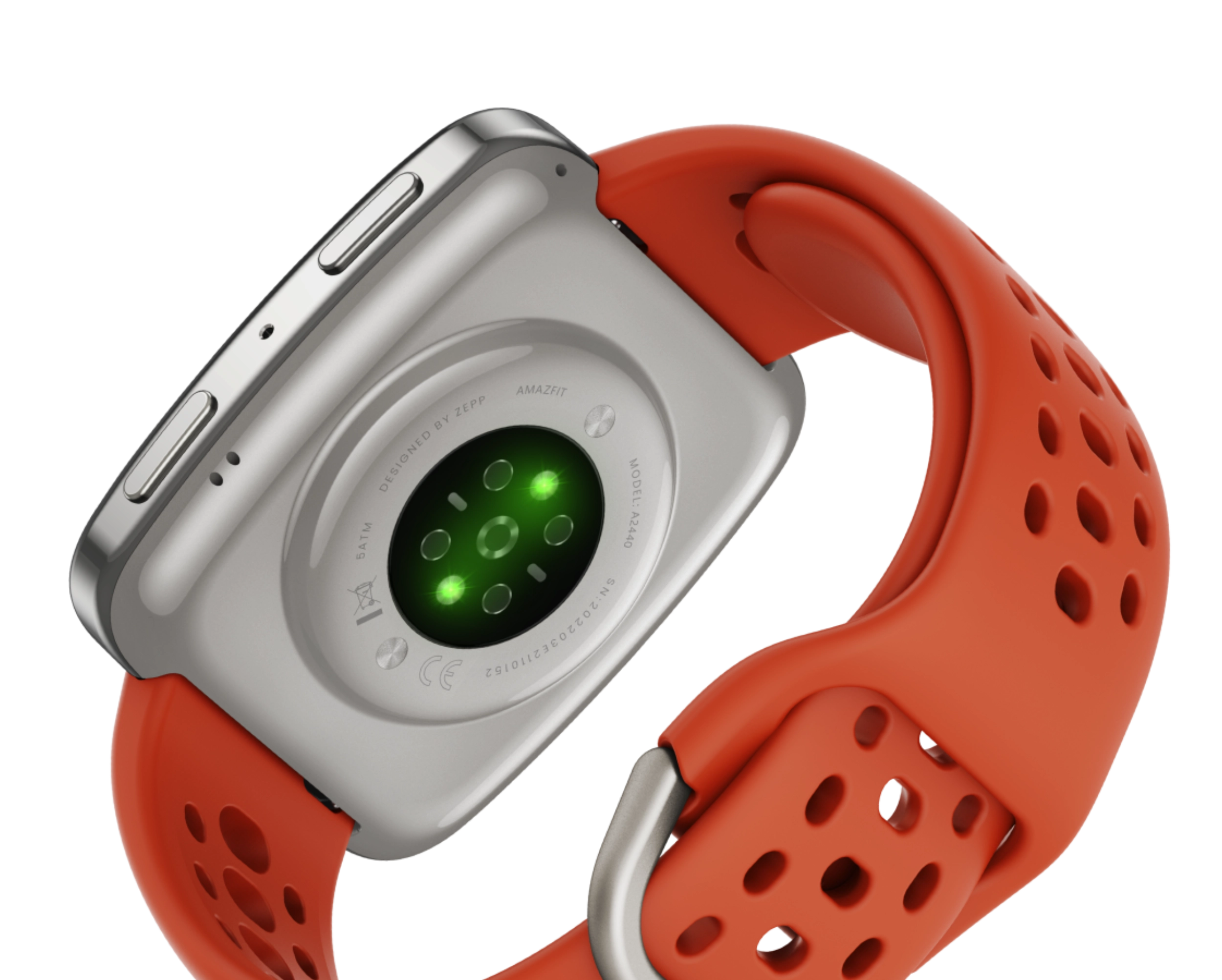 Amazfit Smartwatch Active 2 Square Skórzany Pasek NFC Czarny