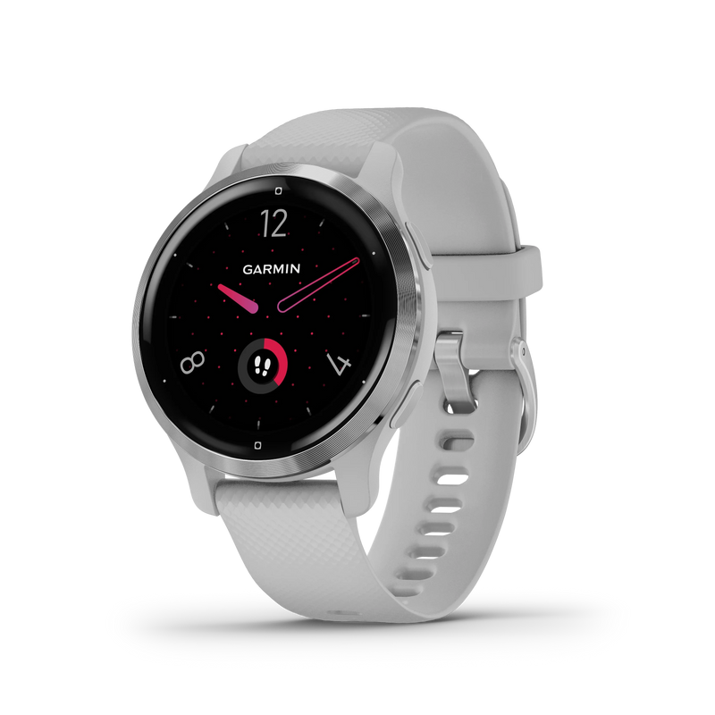 Smartwatch Garmin Venu® 2S zegarek wodoszczelny - srebrny
