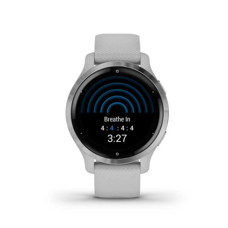Smartwatch Garmin Venu® 2S zegarek wodoszczelny - srebrny