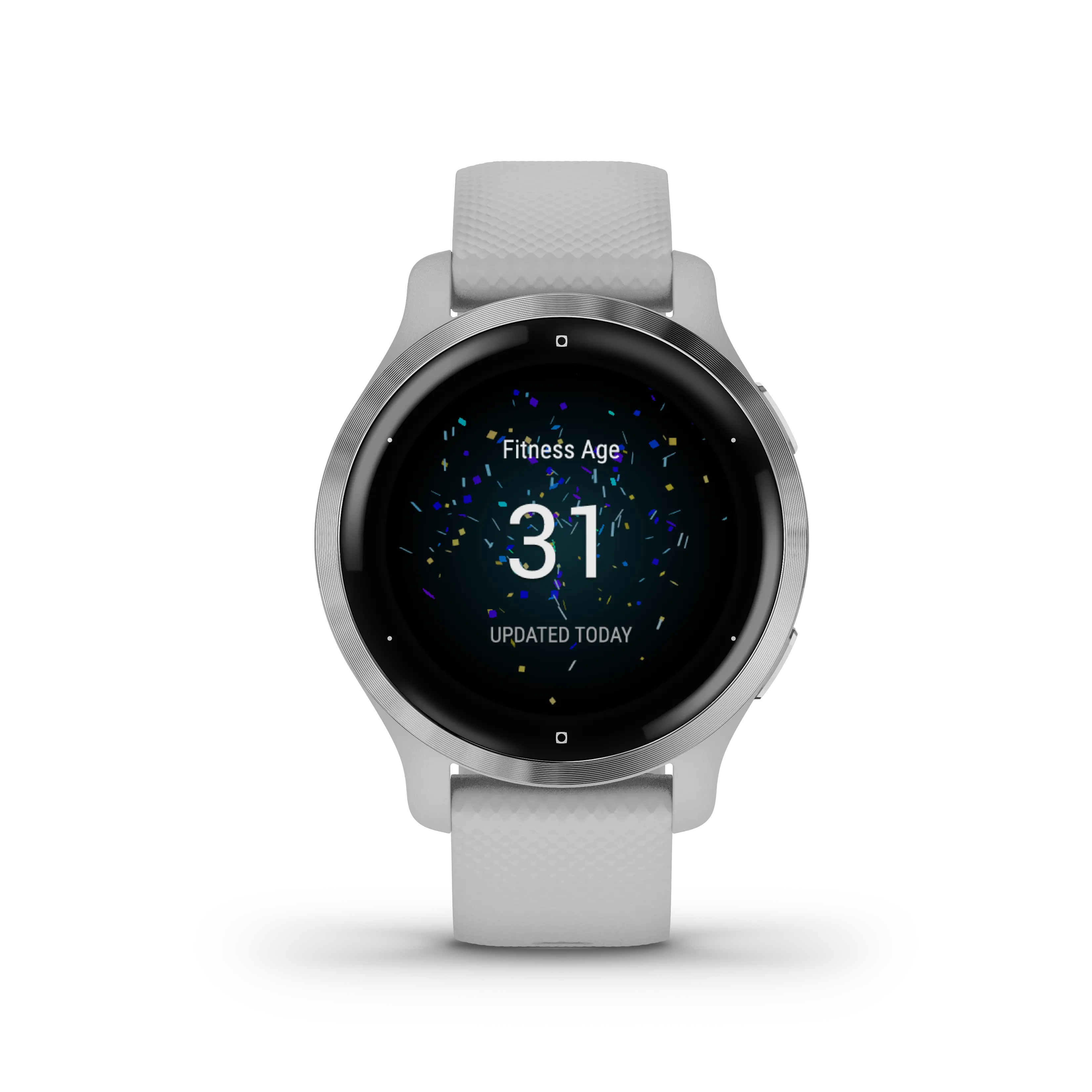 Smartwatch Garmin Venu® 2S zegarek wodoszczelny - srebrny