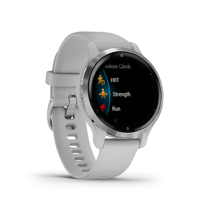 Smartwatch Garmin Venu® 2S zegarek wodoszczelny - srebrny
