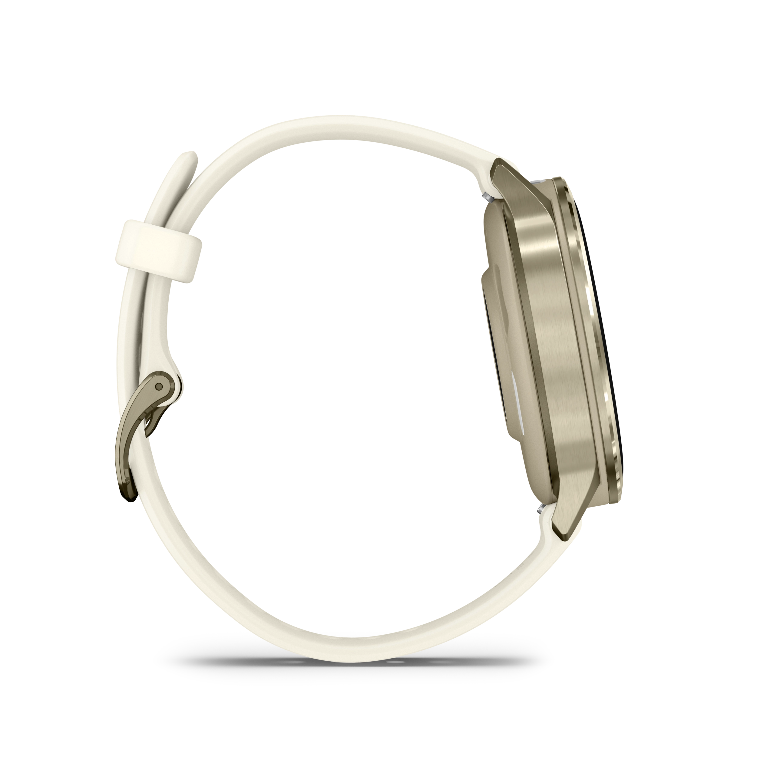 Garmin Venu 4 – 41 mm, Lunar gold z paskiem silikonowym w kolorze Bone