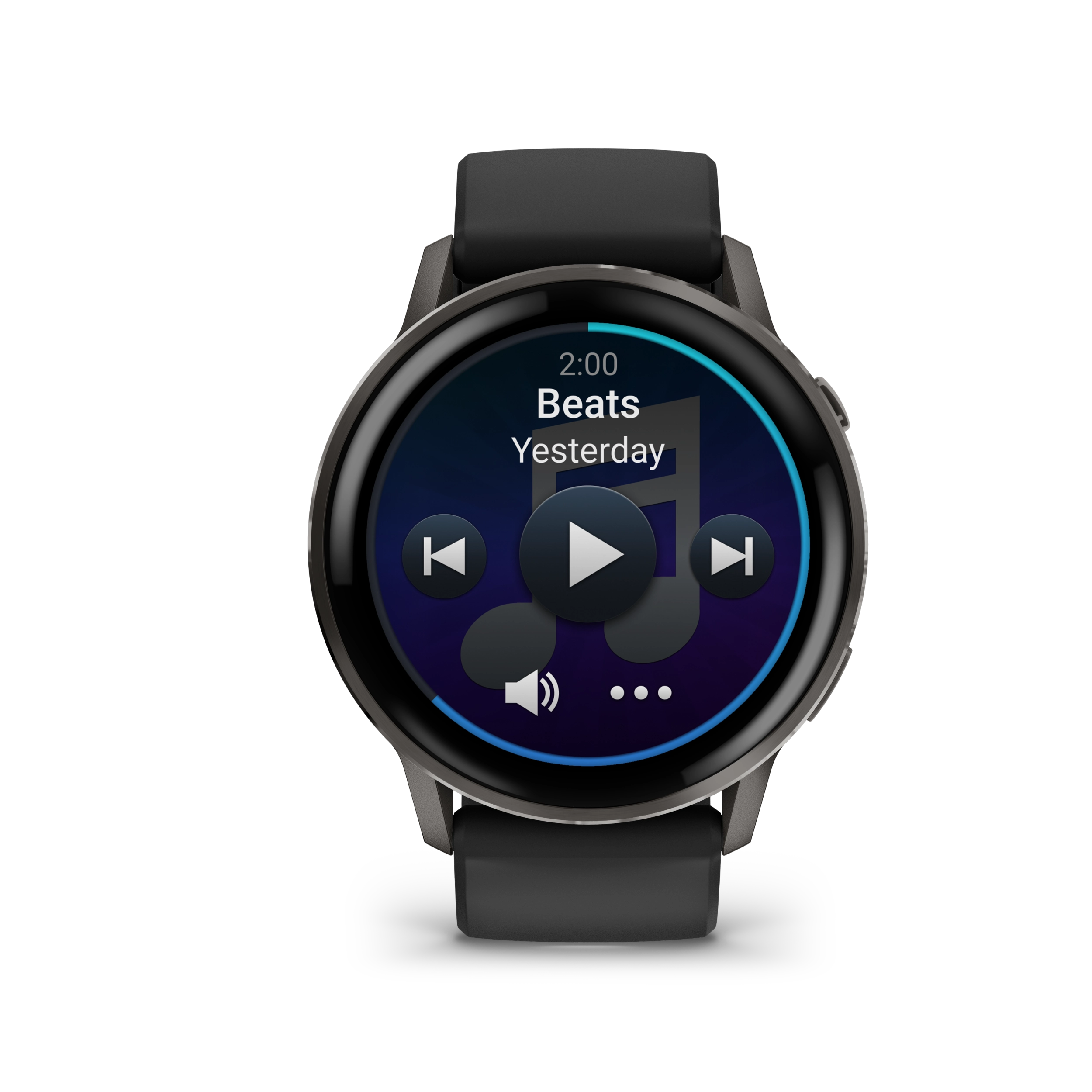 Garmin Venu 4 – 45 mm, Slate z paskiem silikonowym w kolorze Black