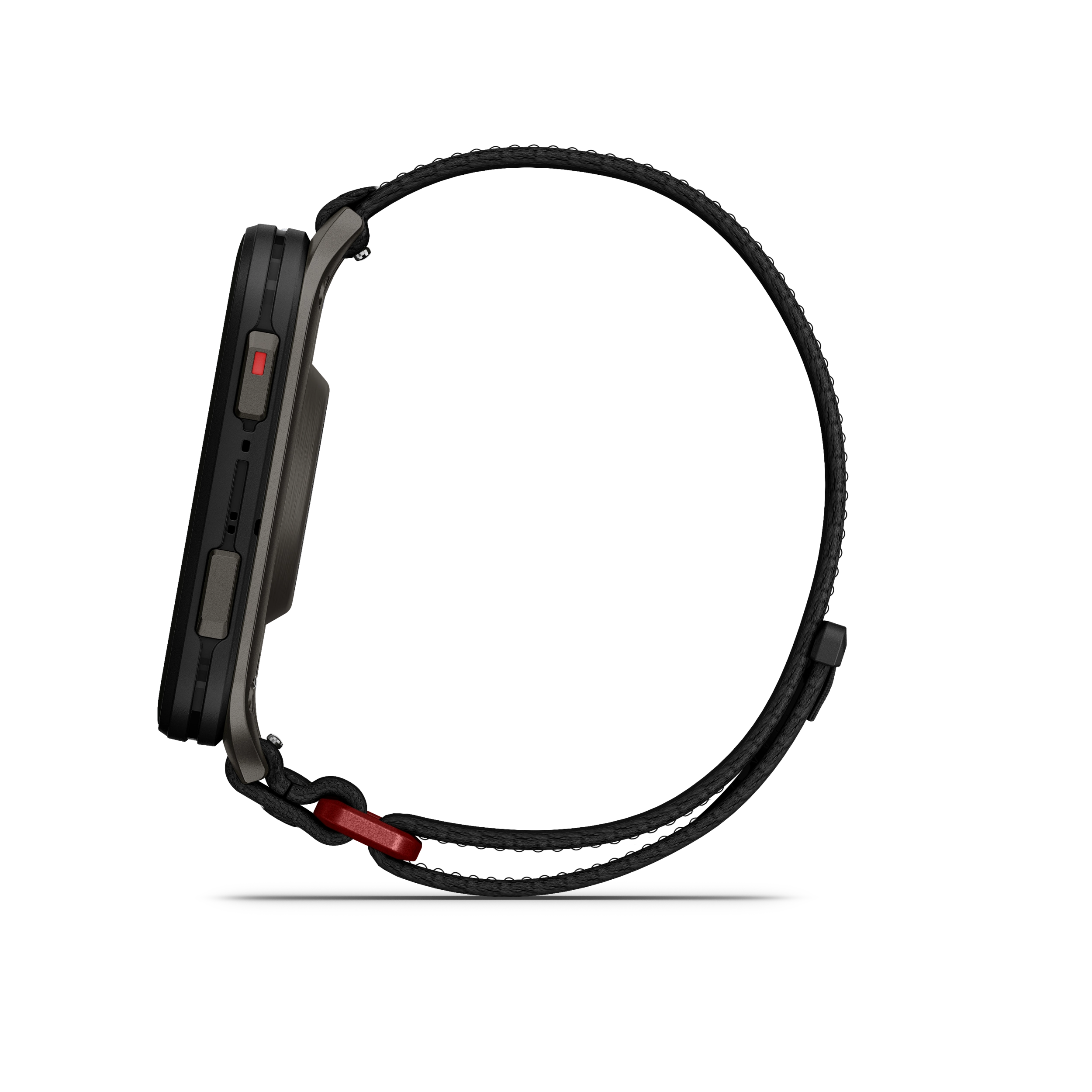 Garmin Venu X1, Black z tytanowym deklem w kolorze Slate i nylonowym paskiem ComfortFit w kolorze Black
