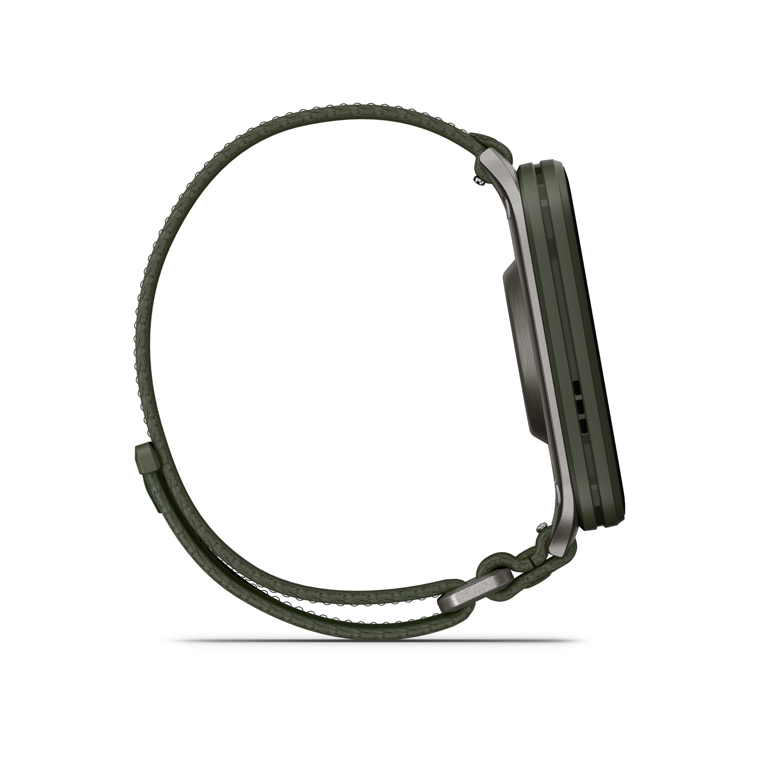 Garmin Venu X1, Moss z tytanowym deklem i nylonowym paskiem ComfortFit w kolorze Moss
