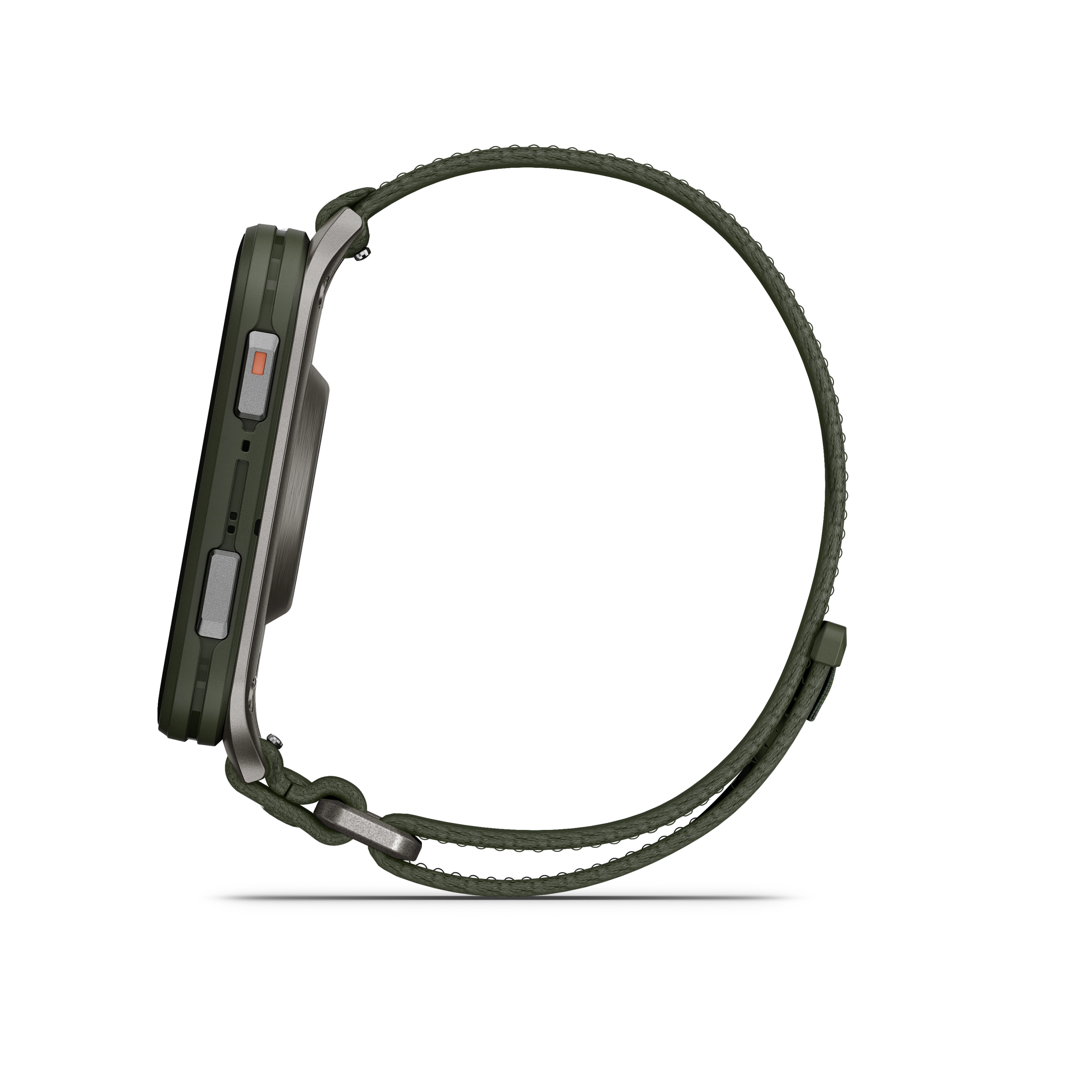 Garmin Venu X1, Moss z tytanowym deklem i nylonowym paskiem ComfortFit w kolorze Moss