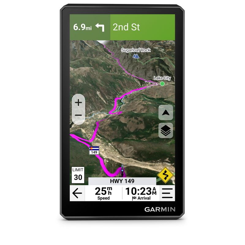 Garmin Zumo XT3 – Nawigacja motocyklowa 6″, wyświetlacz HD TFT, czarna