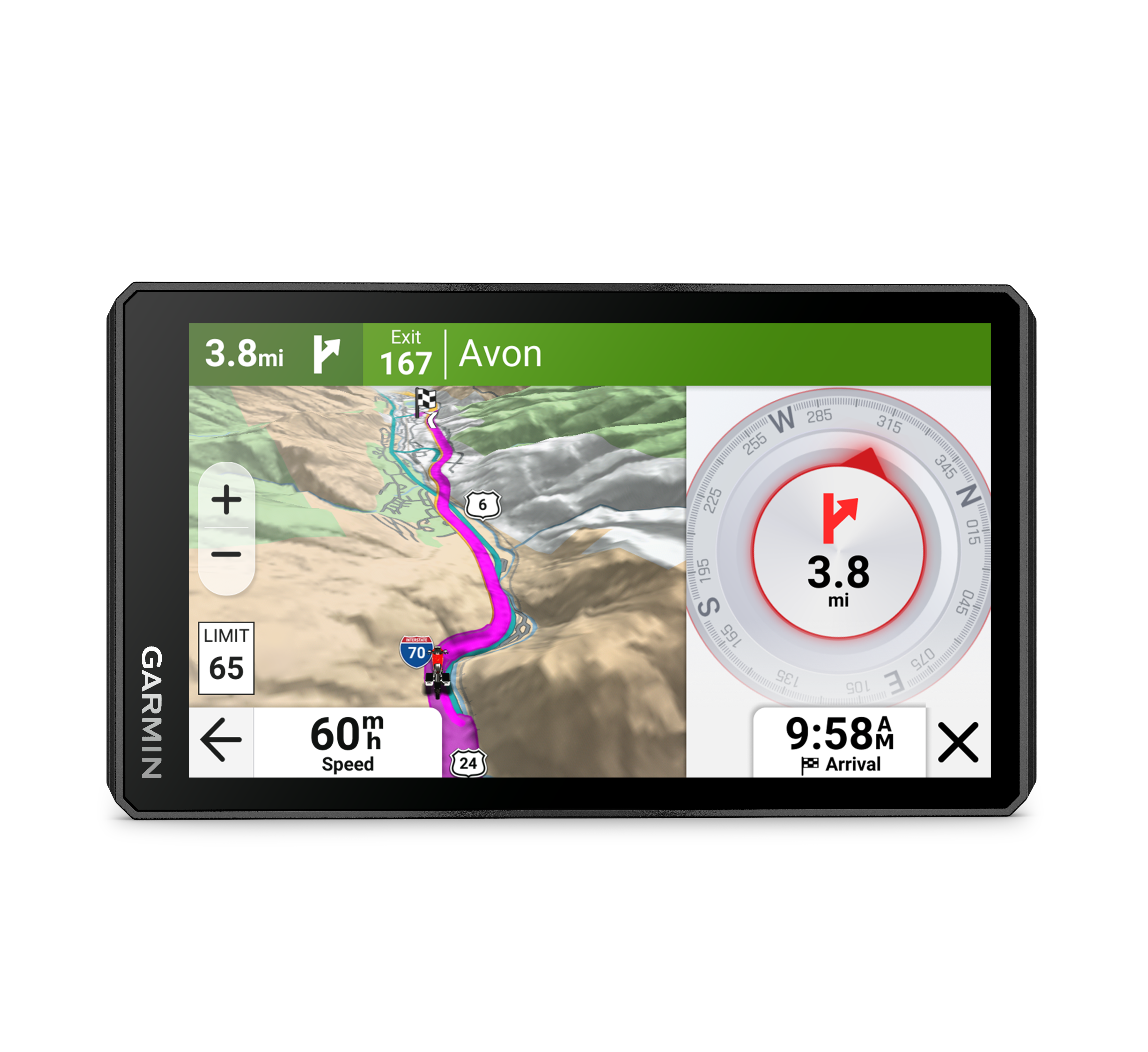 Garmin Zumo XT3 – Nawigacja motocyklowa 6″, wyświetlacz HD TFT, czarna