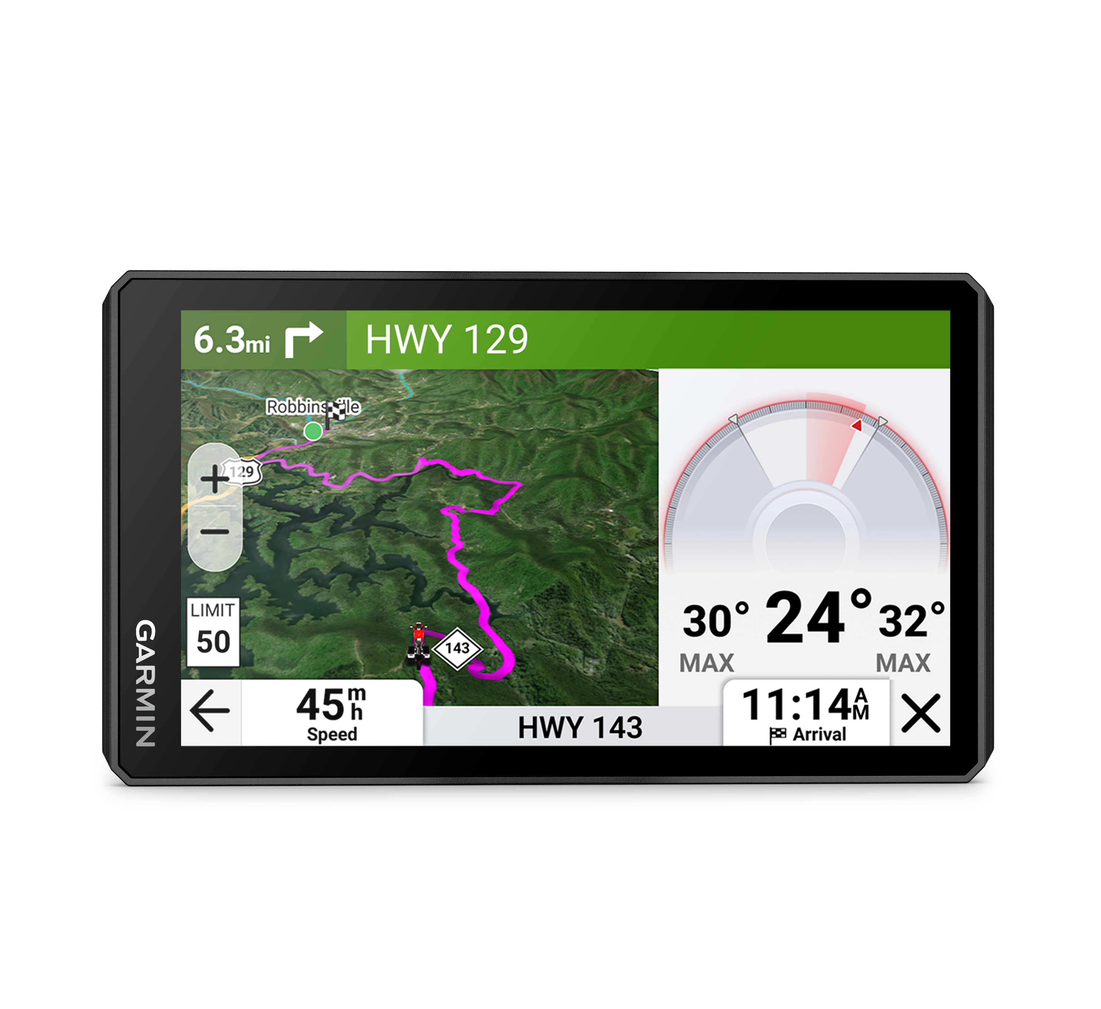 Garmin Zumo XT3 – Nawigacja motocyklowa 6″, wyświetlacz HD TFT, czarna