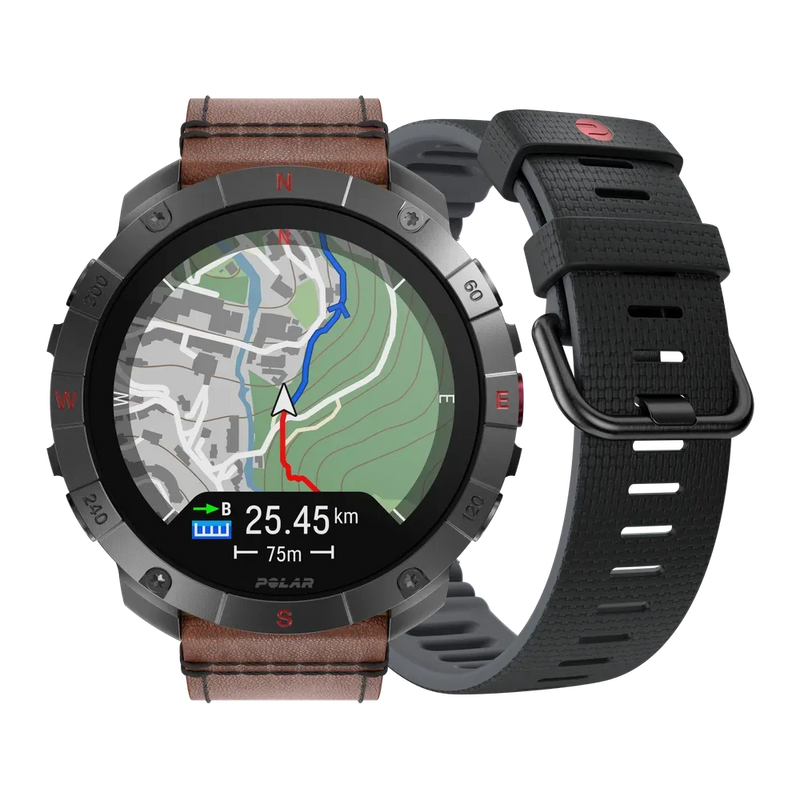 Polar Grit X2 Pro Titan brązowy skórzany M/L