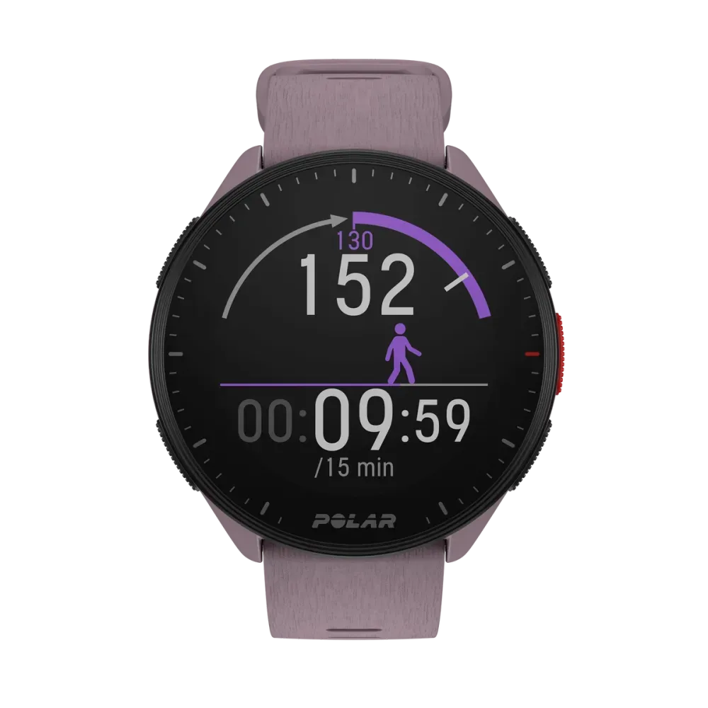 Polar Pacer fioletowy S-L smartwatch