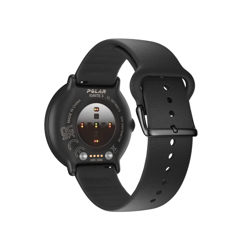 Polar Ignite 3 czarny S-L smartwatch