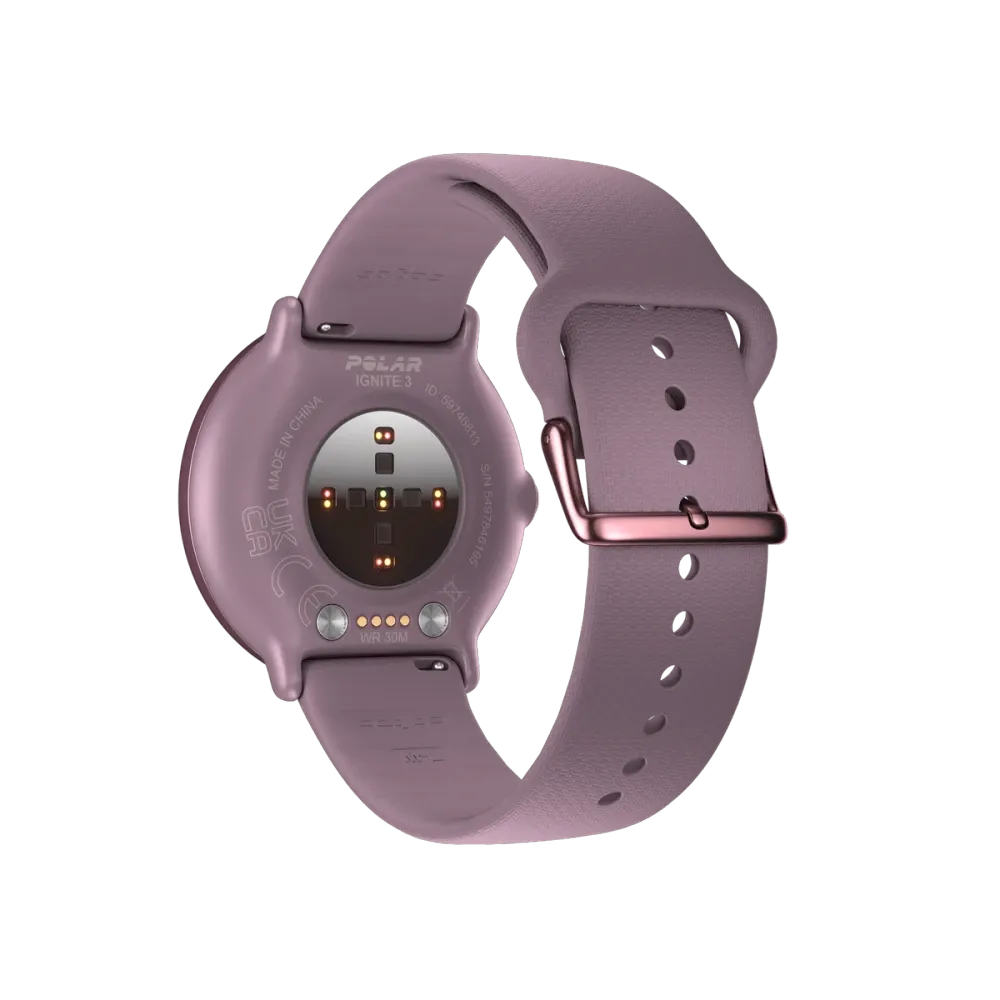 Polar Ignite 3 S-L smartwatch damski sportowy fioletowy