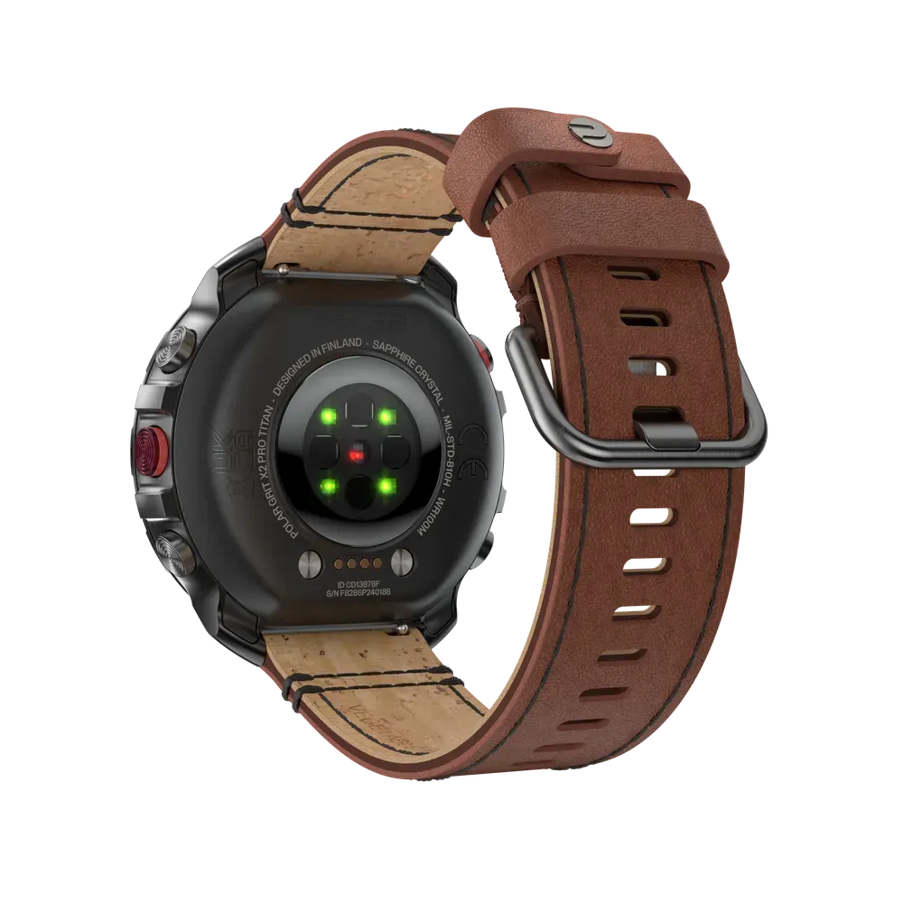 Polar Grit X2 Pro Titan brązowy skórzany M/L